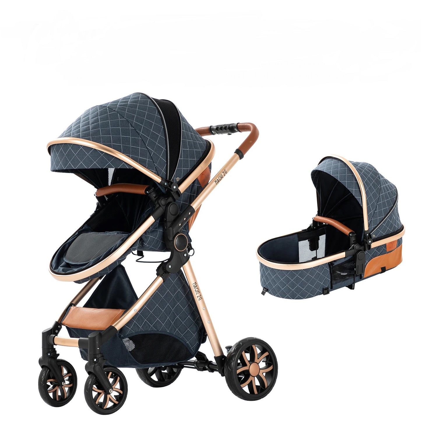 Lightweight Compact Baby Stroller, SmartFold 3-in-1 Stroller
