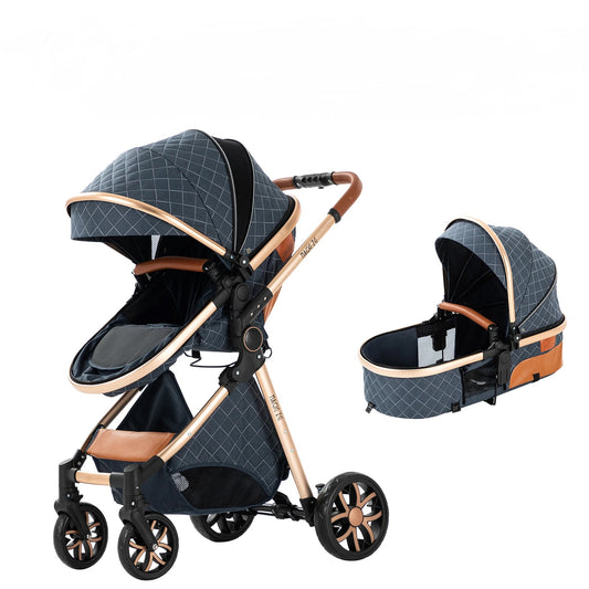 Lightweight Compact Baby Stroller, SmartFold 3-in-1 Stroller